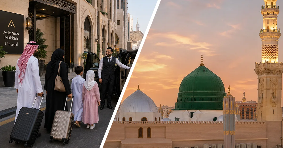 Makkah Hotel to Madinah Hotel
