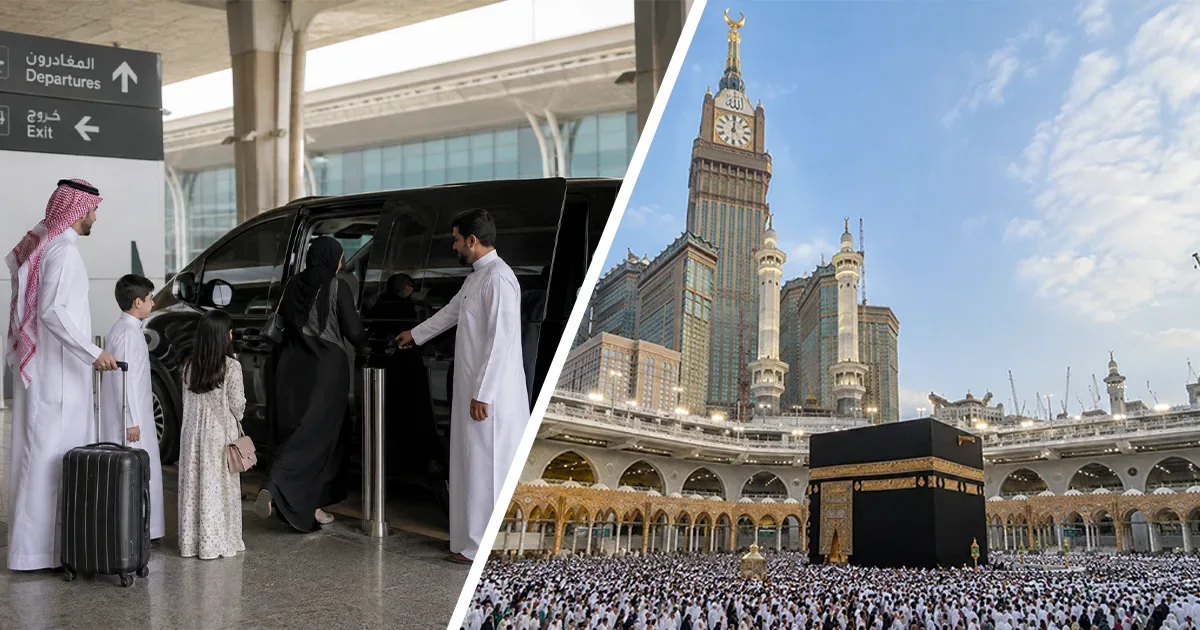 Jeddah Airport to Makkah Hotel (Umrah Visa)
